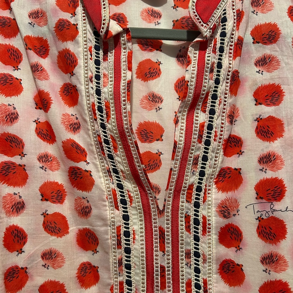 Tory Burch Hedgehog Tunic size 12 - Picture 2 of 7